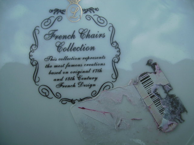 Lenox French Chairs Plate