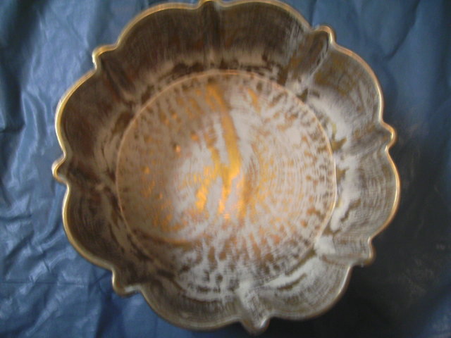 Stangl Bowl Antique Gold