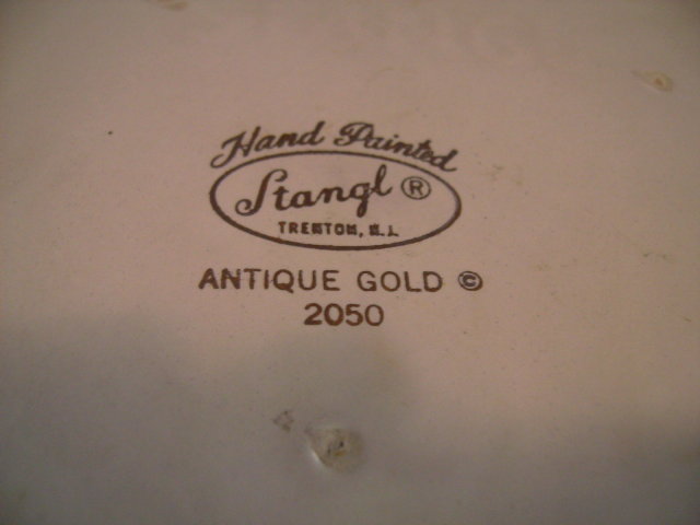 Stangl Bowl Antique Gold