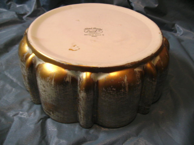 Stangl Bowl Antique Gold