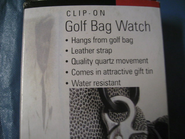 Golf Bag Watch - Clip on