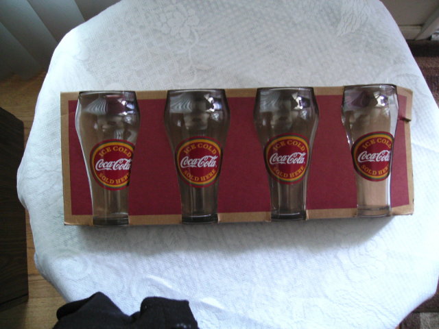 Coca Cola Glasses by Anchor Hocking