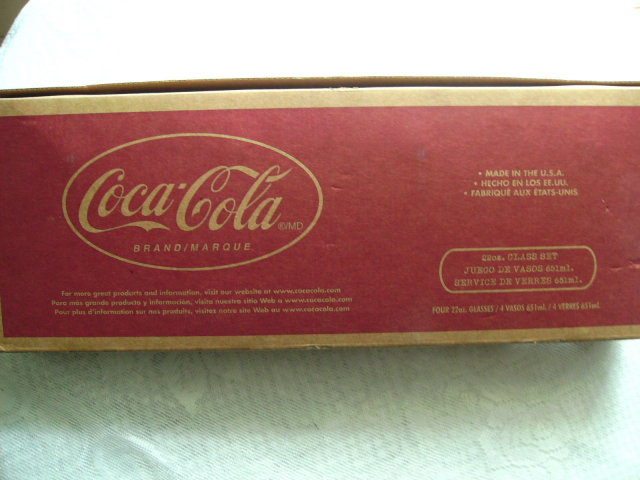 Coca Cola Glasses by Anchor Hocking