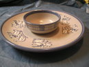 Louisville Stoneware Gaggle of Geese Chip and Dip