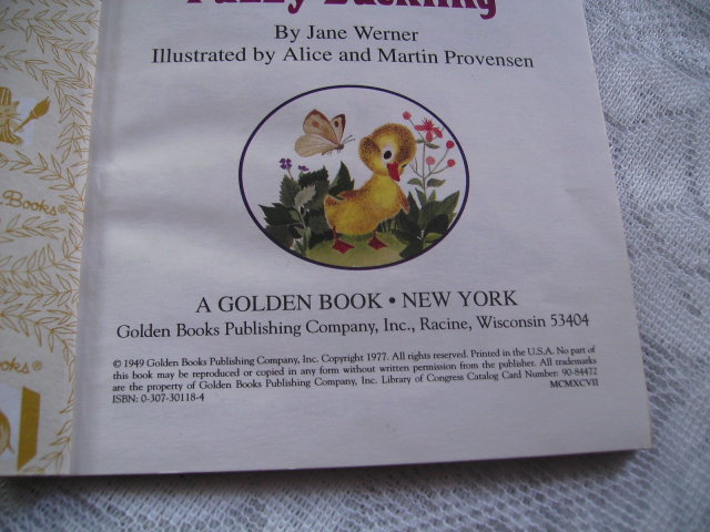 a First Little Golden Book The Fuzzy Duckling