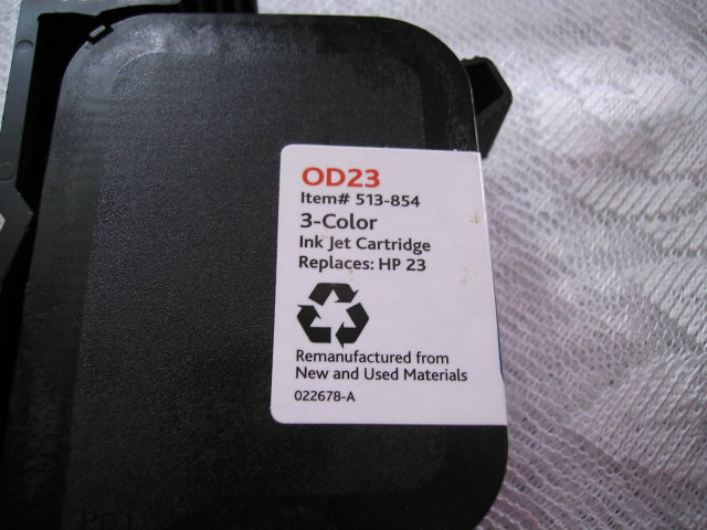 Hewlett Packard 3-color Inkjet Cartridge