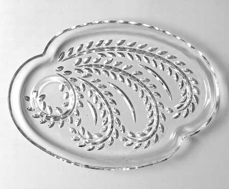 Snack Plate and Cup Set by Federal Glass Co - Homestead