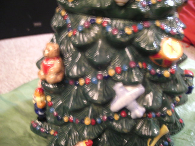 Christopher Radko Traditions Holiday Celebrations Christmas Tree Cookie Jar