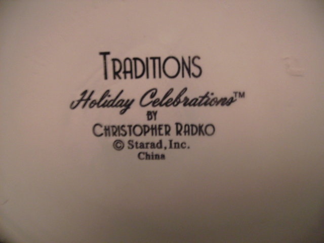 Christopher Radko Traditions Holiday Celebrations Christmas Tree Cookie Jar