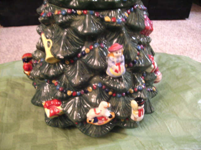 Christopher Radko Traditions Holiday Celebrations Christmas Tree Cookie Jar