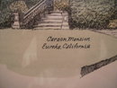Lithograph of the Carson Mansion, Eureka California by Debbie Patrick