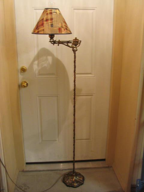 1920's Bridge Arm Floor Lamp