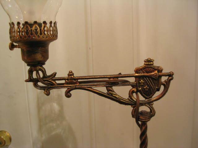 1920's Bridge Arm Floor Lamp