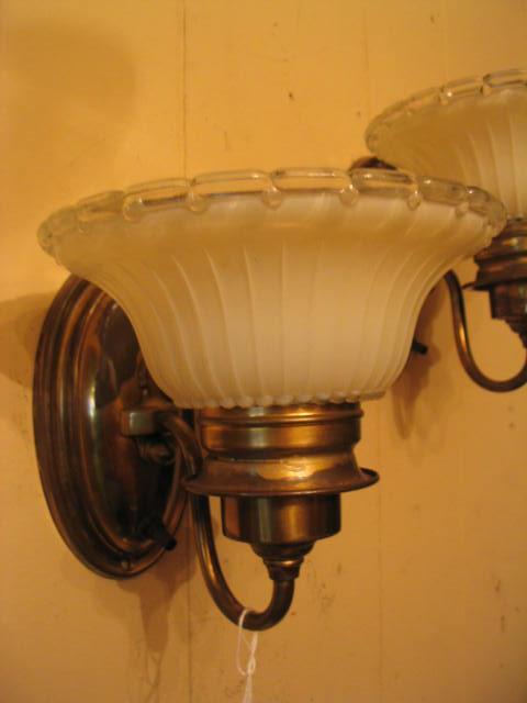 Vintage Pair 1930's DECO Style Sconces