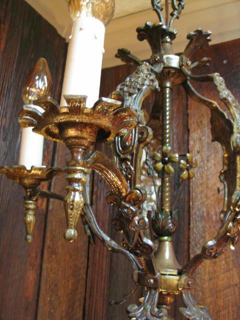 Vintage 1920's 5-lite Classic Revival Style Fixture