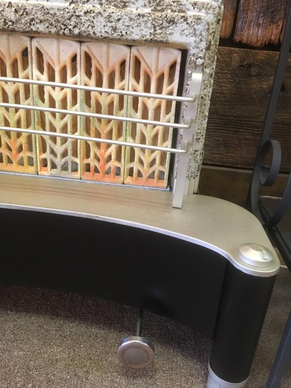 Restored Vintage Deco Style Radiant Gas Heater