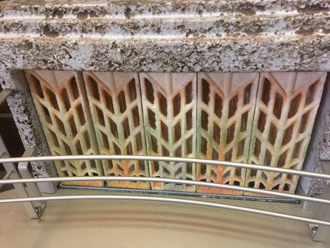 Restored Vintage Deco Style Radiant Gas Heater