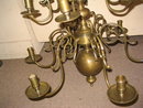 12 Arm Solid Brass Candle Chandelier