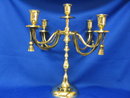 PAIR of Solid Brass Candleabras