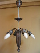 Antique 6 arm Chandelier