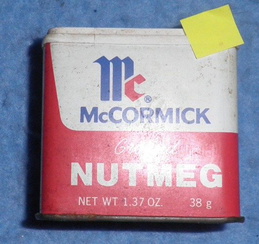 McCormick Nutmeg Spice Tin B3884