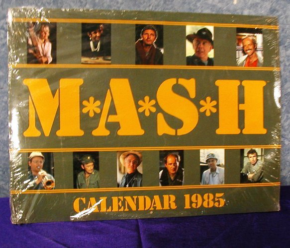 Mash Calendar 1985 Never Opened B2675