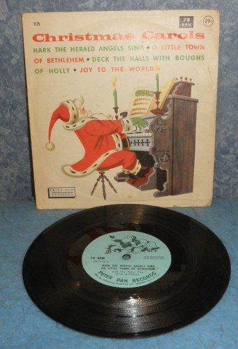 Record 78rpm Christmas Carols B4976