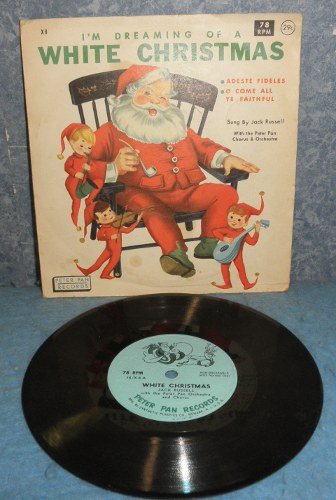 Record 78rpm White Christmas B4977