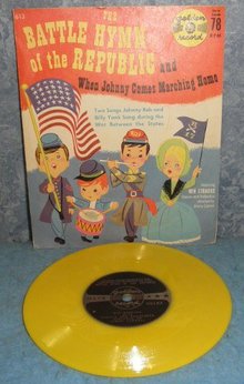 Record 78 rpm Battle Hymn of the Republic B4978