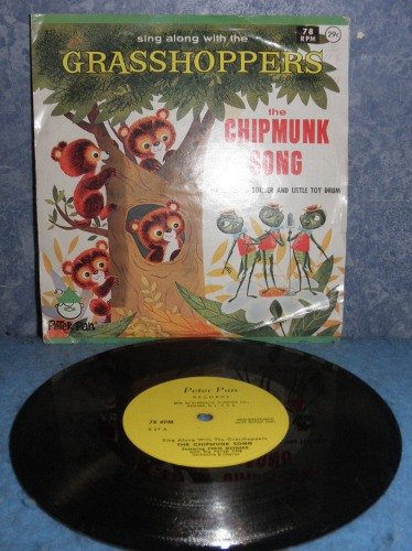 Record 78rpm Chipmunk Song B4981