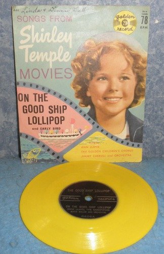 Record 78 rpm Shirley Temple B4983