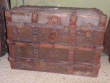 Vintage/Antique Square Trunk