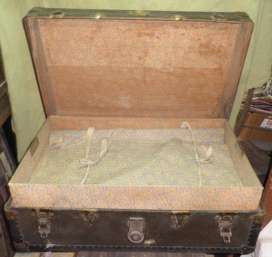 Vintage/Antique Square Trunk