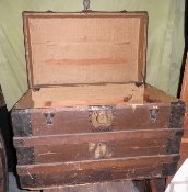 Vintage/Antique Square Trunk