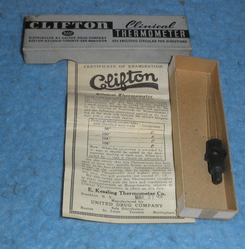 Clifton Clinical Thermometer Box