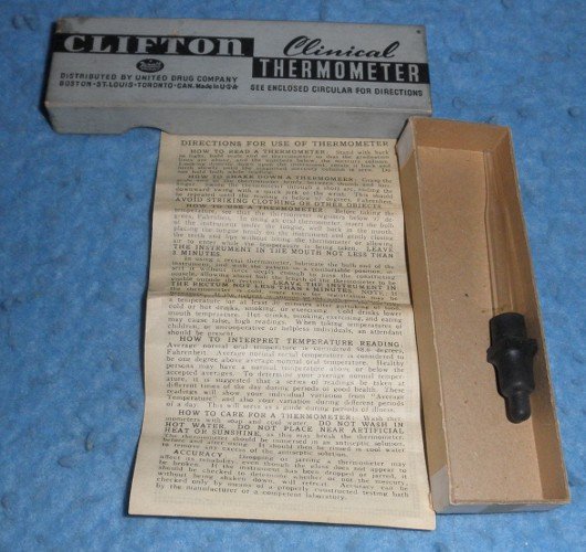 Clifton Clinical Thermometer Box