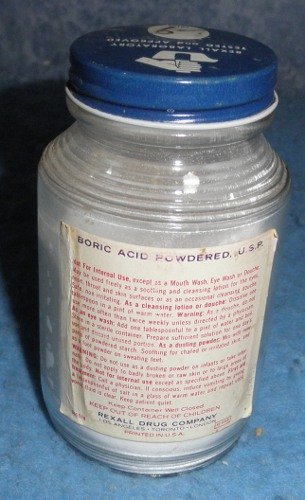 Boric Acid Bottle