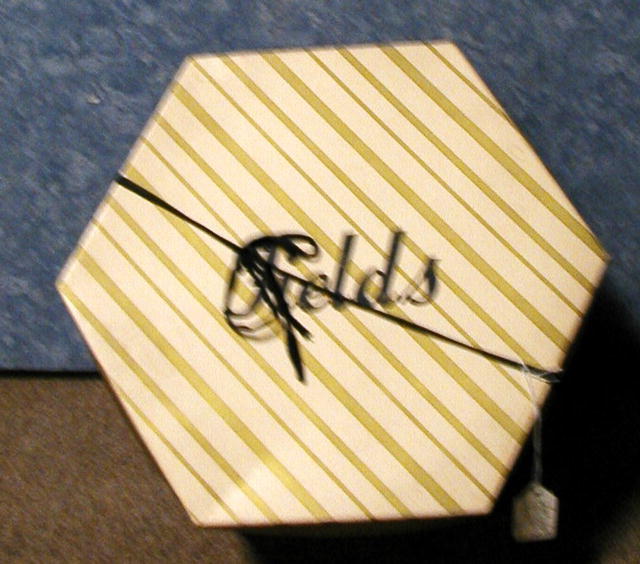 Hat Box --Fields - All Original