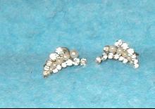 Earrings - Pearl & Rhinestone