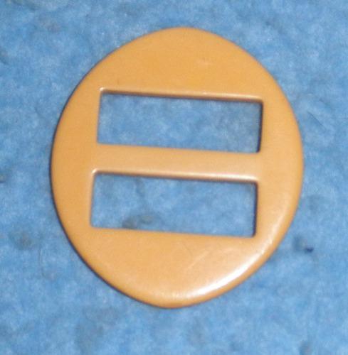 Belt Buckle - Yellow
