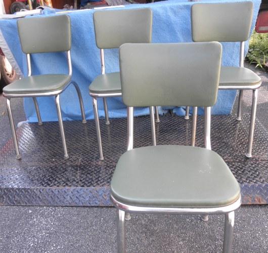 Chairs w Chrome Legs