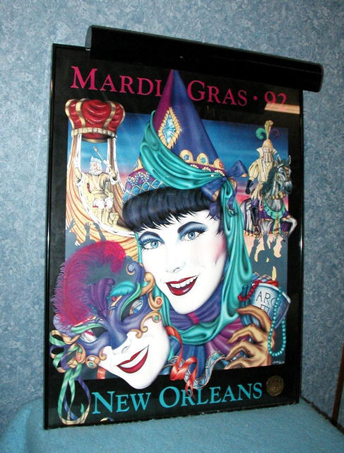 Mardi Gras 1992 - Lighted Picture B2951
