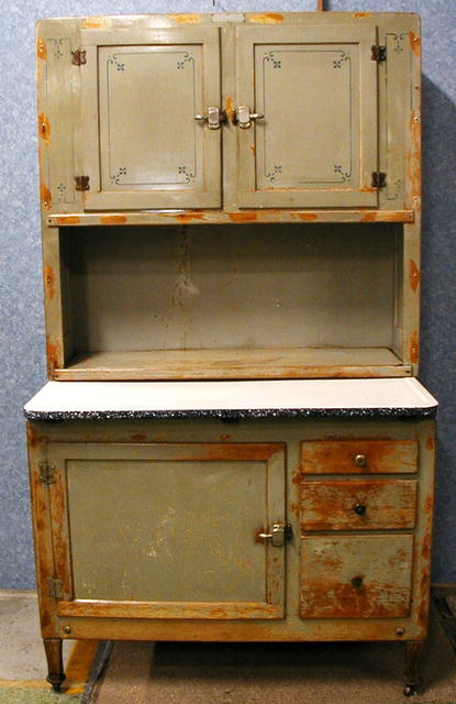 Antique Hoosier Cabinet - Original Finish