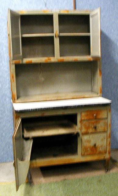 Antique Hoosier Cabinet - Original Finish