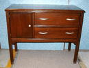 Vintage Solid Walnut Buffet - Medium Size