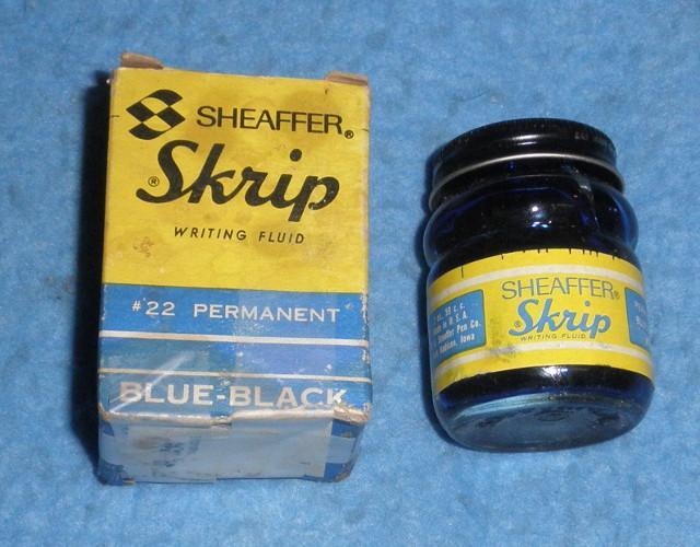 Ink - Sheaffer lipquid blue black ink