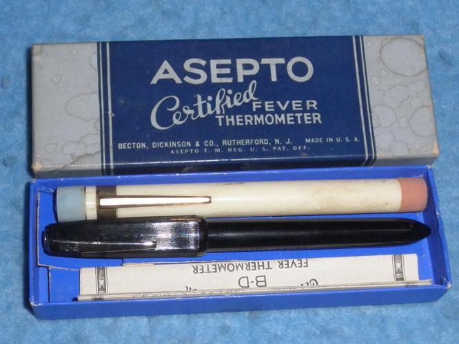 Thermometer Asepto flat type