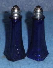 Salt and Pepper Shakers - Bristol Blue
