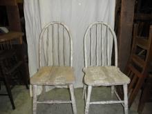 B1589 Vintage/Antique Set of (2) chairs