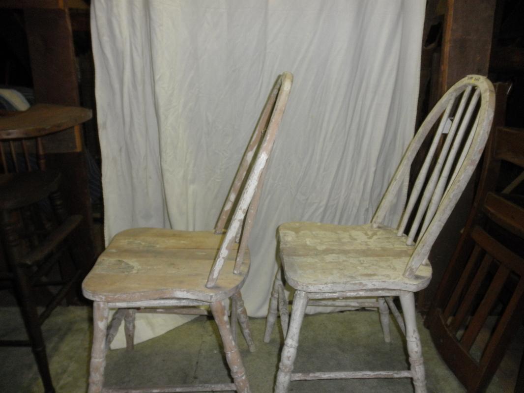 B1589 Vintage/Antique Set of (2) chairs